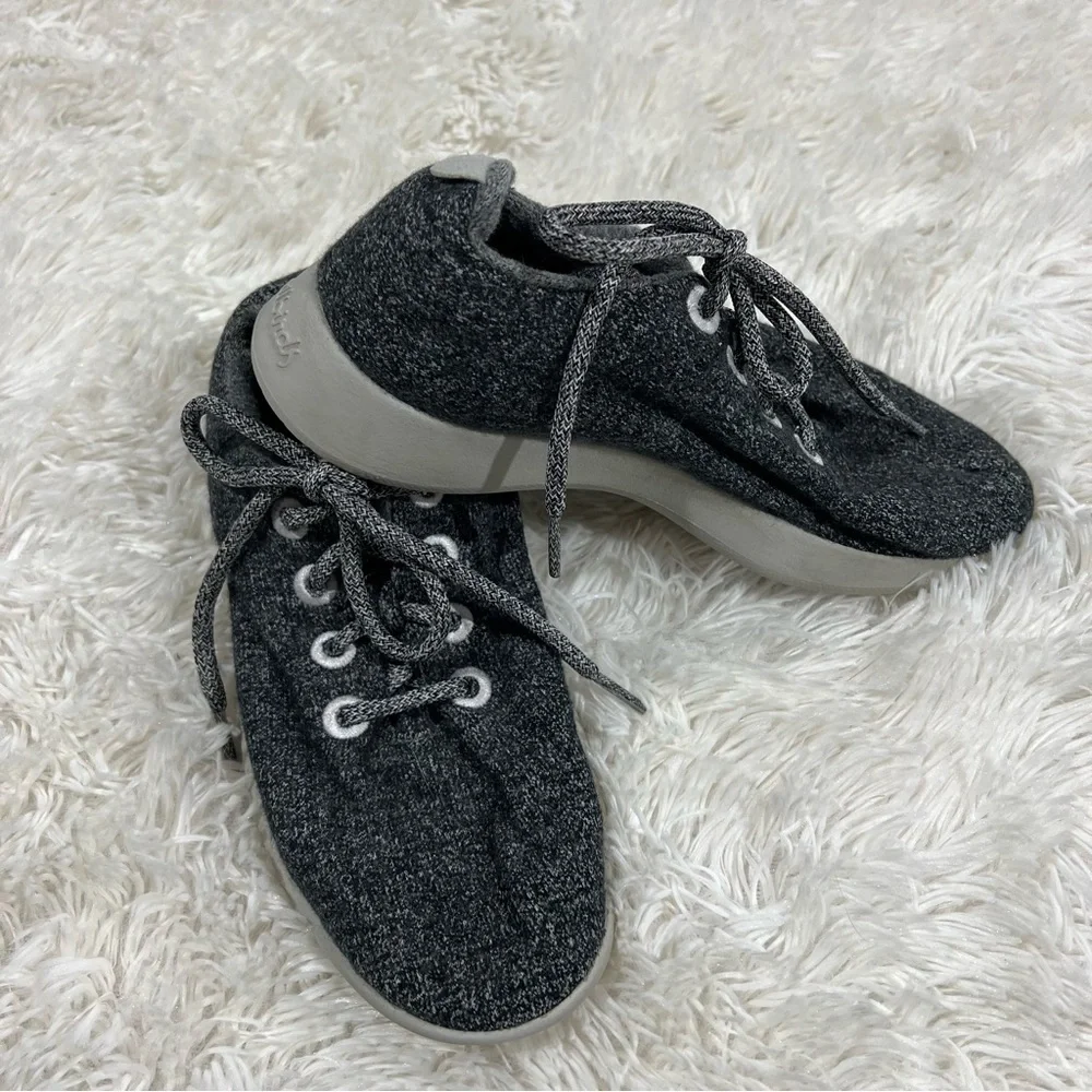 Allbirds Women's Wool Runners Tuke Jo Dark Gray Size 7